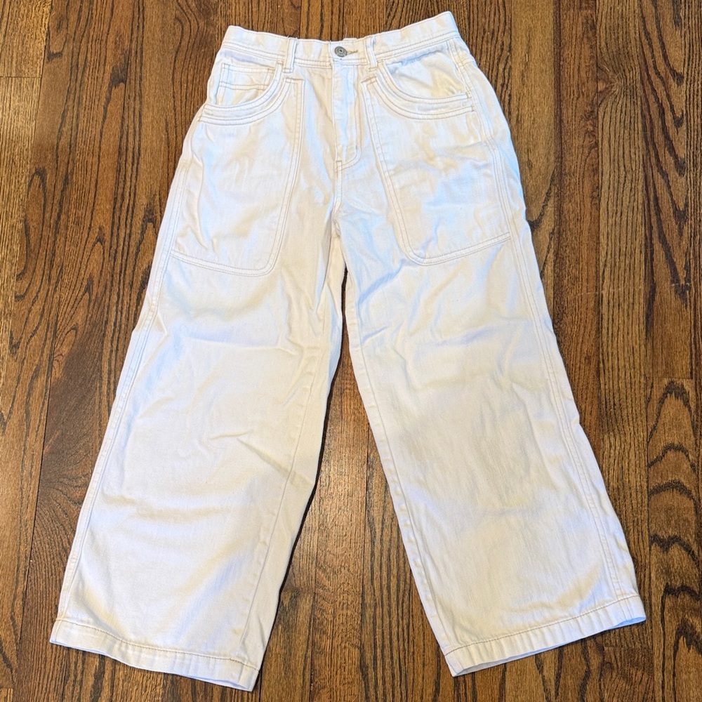 We The Free cropped wide leg jeans